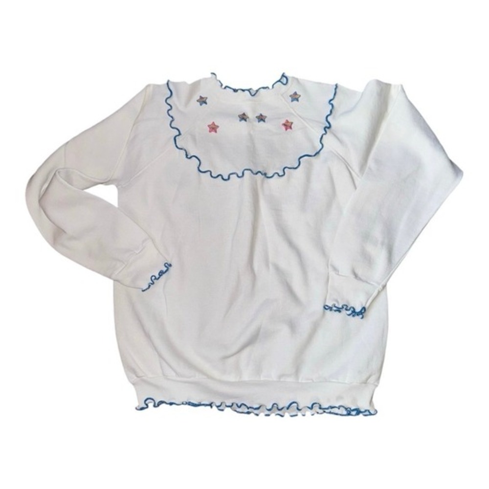 VTG Made in USA Embroidered Stars pullover crew neck size‎ 2XL